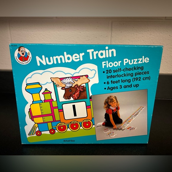 Number Train Floor Puzzle - Picture 1 of 2